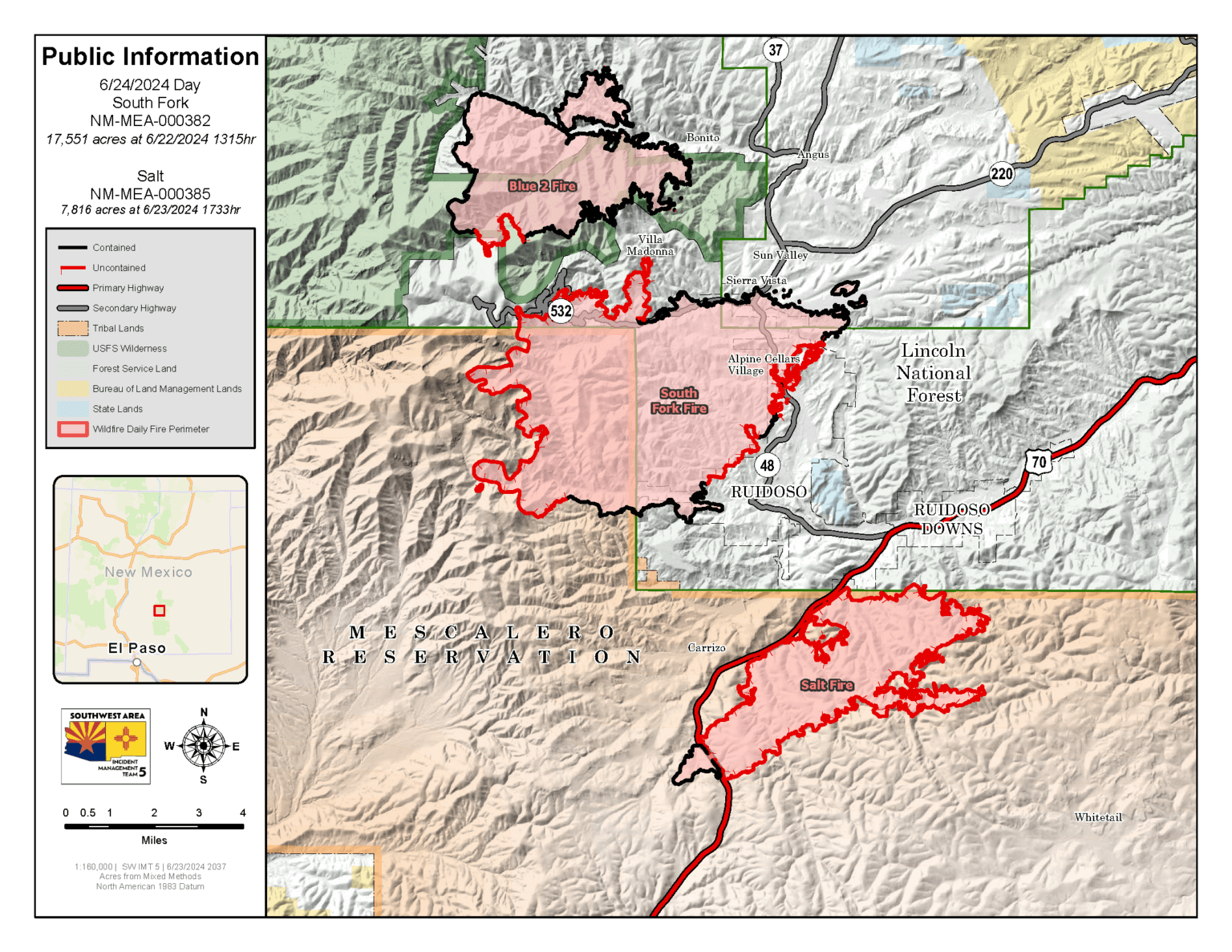 1K+ Properties Potentially Damaged, Destroyed in New Mexico Wildfires ...