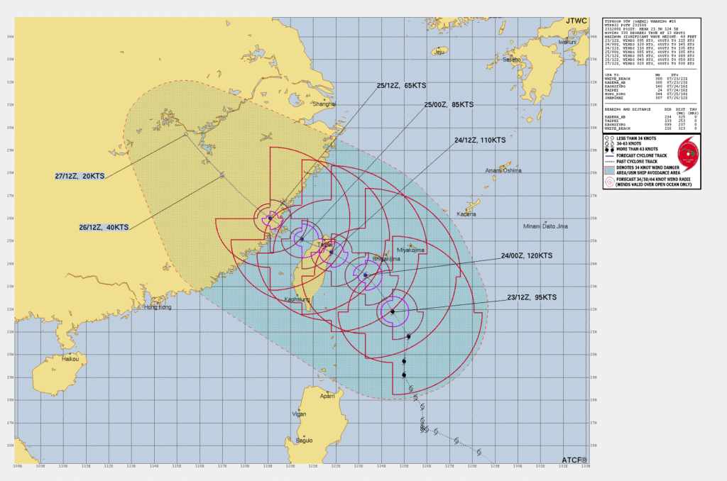 Typhoon Gaemi (Carina) Makes Landfall In Taiwan | CoreLogic®